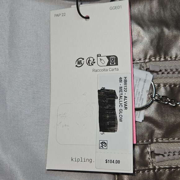 Kipling Alvar Crossbody • Metallic Glow • NWT - Picture 8 of 8